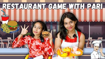 Restaurant  Game With Pari |#learnwithpriyanshi #learnwithpari
