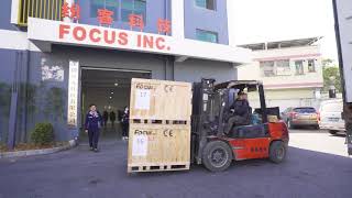 Fcl Loading To Europe With 40Hq Sets Of Focus Inc. Digital Uv Dtg Printers