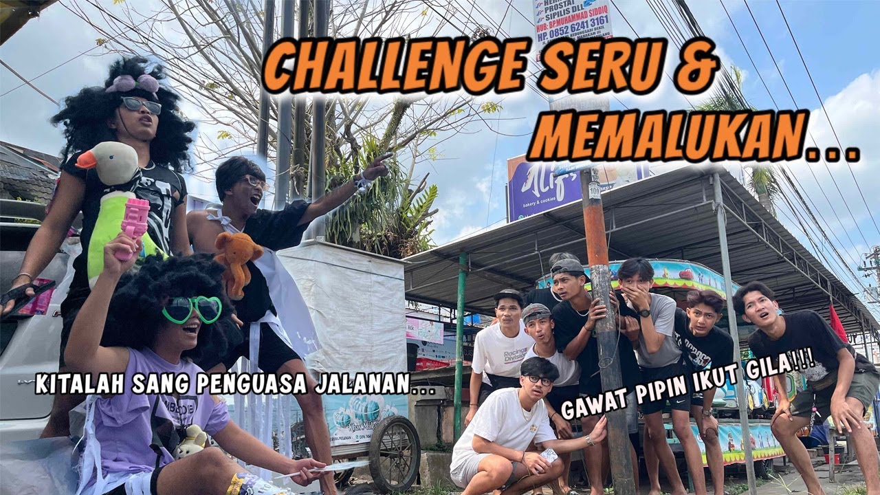 KONTEN MALUI-MALUIN !! Challange yang paling menguji adrenalin