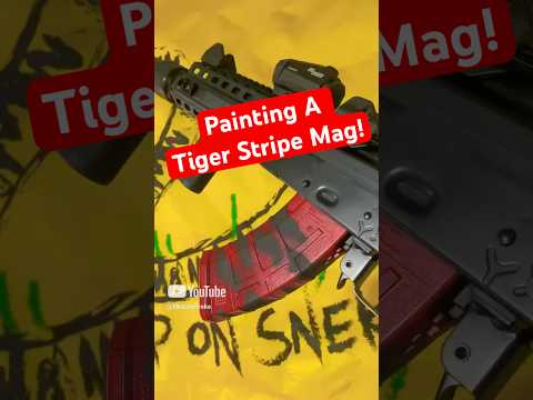 How To Paint Tiger Stripes! #shorts #painting