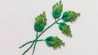 Amazing Leaf Embroidery Tutorial | Beautiful Leaf Hand Embroidery For Beginners |