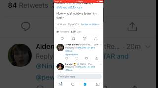 Ninja is playing in #MinecraftMonday
