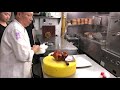 Chef jian chit ming prepares his famous chicken at 2 michelin star canton 8 in shanghai china