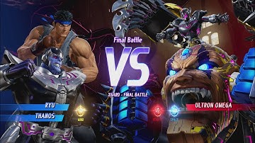 Marvel vs Capcom - Thanos & Ryu vs Ultron Omega
