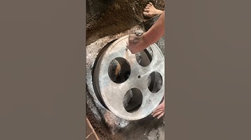 Tạo khuôn cát Puly 500-1 rãnh| Đúc Puly| Đúc gang theo yêu cầu| Đúc gang cầu