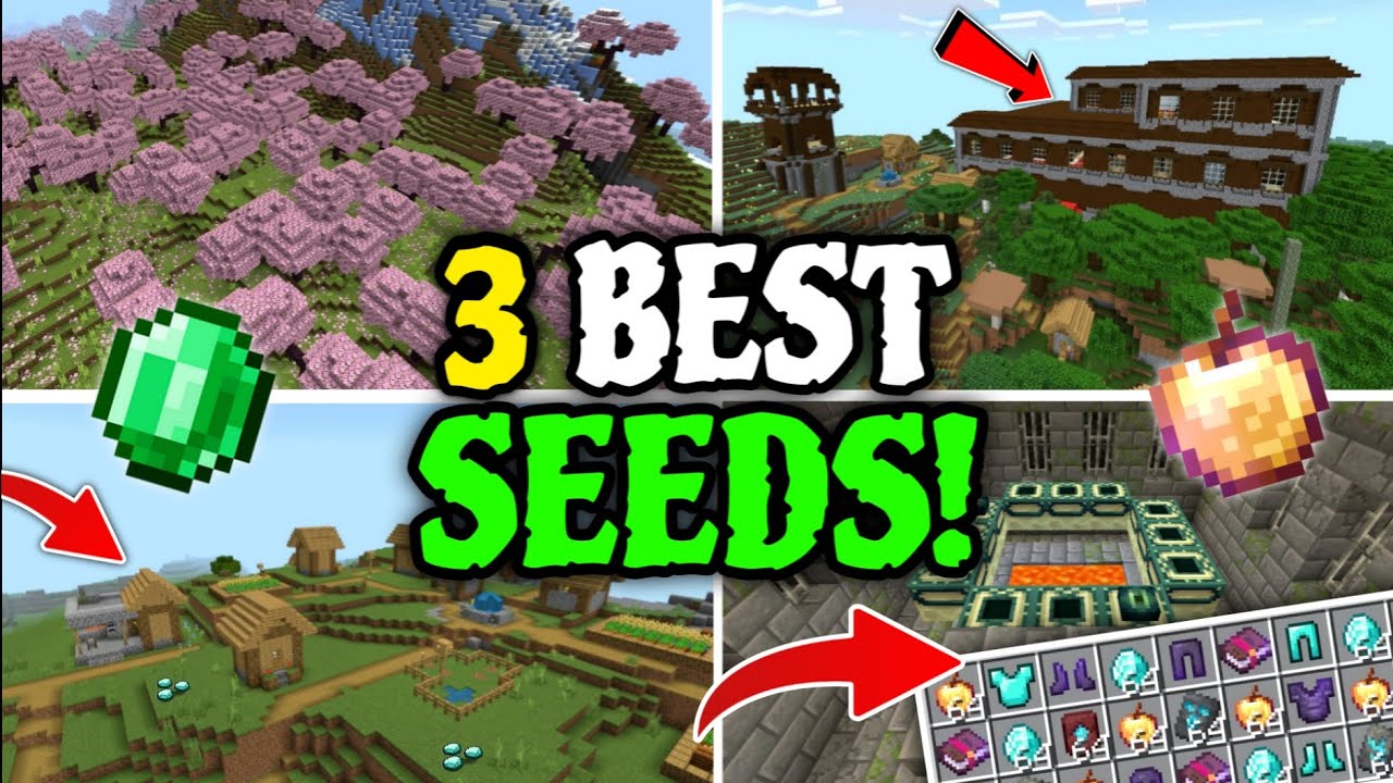 TOP 3 Best Seeds in Minecraft 1.20 Bedrock & Pocket Edition Seed