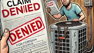 Home Warranty Scam: Denied for foreign debris. Normal wear and tear | HVAC services Katy
