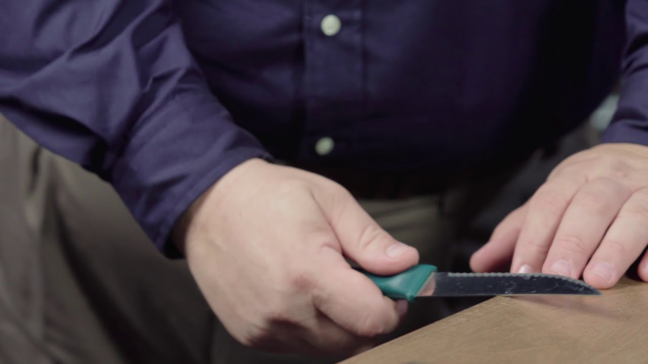 How to Sharpen a Serrated Knife– SELECTOOL
