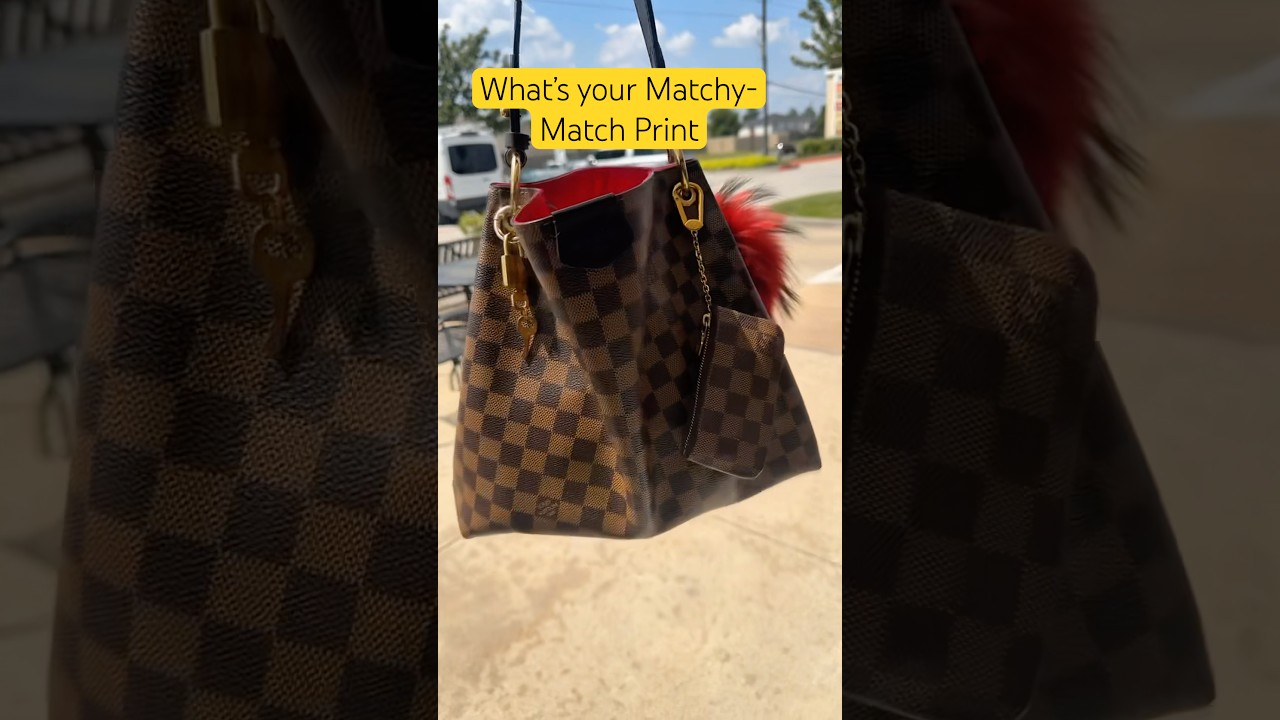 КАКОЙ ВАШ ЛЮБИМЫЙ ПРИНТ MATCHY-MATCH? 👜✨ МОНОГРАММА ✔️ DAMIER EBENE ✔️ DAMIER AZUR ✔️ ОБРАТНАЯ СТ...