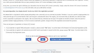 Creating a NEW Simons VIP Connect Account