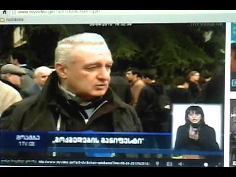 \'ქართული ერთობის დარბაზის\' აქცია. 09.04.2015წ