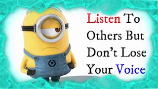Do But Don't... // Quotes About Life - Minion Version // Whatsapp Status Video