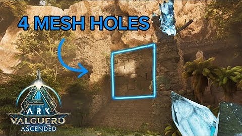 BUTTON Cave MESH HOLES | VALGUERO | ARK Survival Ascended 