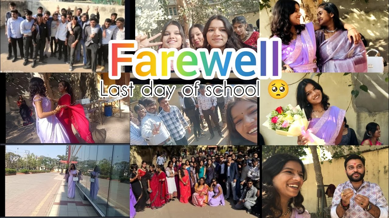 my school farewell vlog🎉🫶 ️🥹 #2025 #anjali ranka vlog - YouTube