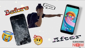 Restoration destroyed phone | How to change display of broken phone | Tecno in1 screen replacement