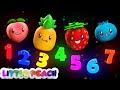 Dancing Fruit &amp; Numbers PARTY 🍍🍑🍓🍉 | Baby Sensory