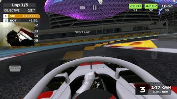 F1 Mobile Racing - Abu Dhabi GP event Race Part #1.#f12018game #f1mobileracing #f1 #edengames