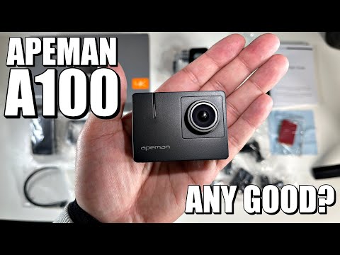 APEMAN A100 - 4K 50FPS - $99 Budget Action Camera - Quick Review + Samples!