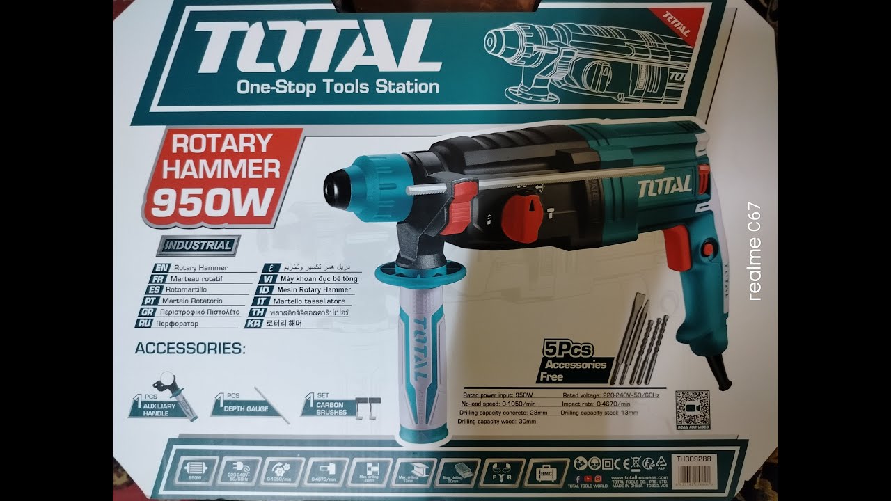 فتح صندوق هيلتى توتال 950 وات