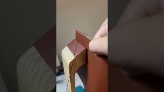 Leather Passport Case PART2 #handmade #leather #craft #leathercraft