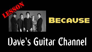 LESSON - Because by the Dave Clark Five chords