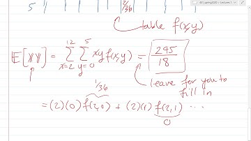 451 S20 Lecture 17 - Bivariate Expectation