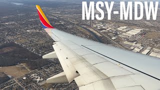 Full Flight #119 - Southwest Airlines - Boeing 737-700 - New Orleans (MSY) to Chicago (MDW)