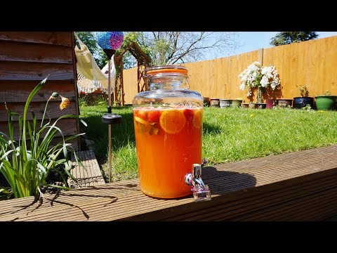Summer Fruit Punch Non-Alcoholic Bbq Drink Recipe For Vegans