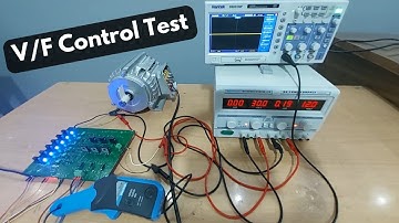 V/F control of induction motor, the second test