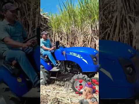 श तकर Brand Newholland Tractor Tractorlover SIMBA 30 Tractor With Sugarcane Trolley