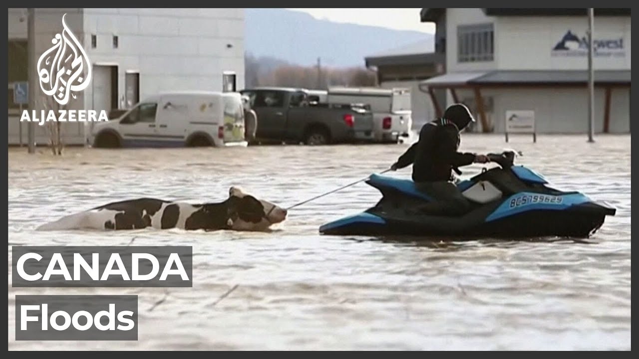 فيضانات في كندا: إرسال القوات الجوية بعد إعلان مقاطعة كولومبيا البريطانية حالة الطوارئ