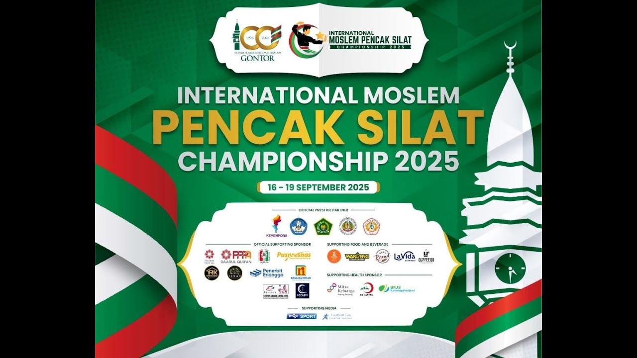 [ LIVE PARTAI] DAY 4 INTERNATIONAL MOSLEM PENCAK SILAT CHAMPIONSHIP ...