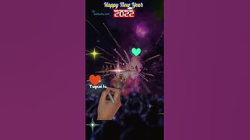 Ucapan romantis sambut tahun baru - Happy New Year 2022 #Shorts