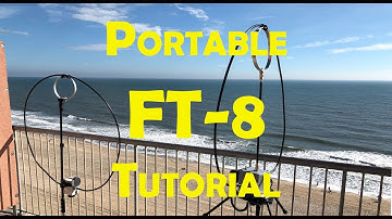 FT-8 JTAlert Tutorial Chameleon P Loop 2 / F Loop Plus / FT-991 Portable Ham Setup Ocean City MD