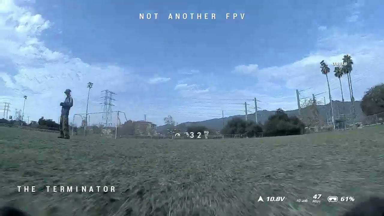 RIAARLO THE TERMINATOR RC TRUCK - SOCCER FIELD TAKEOVER - DJI FPV