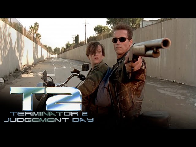 'LA River Motorcycle Chase' Scene | Terminator 2: Judgment Day class=