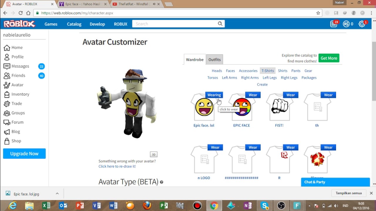 Roblox Bagaimana Cara Membuat T Shirt Sendiri Teach With Nabiel Belajar Dengan Nabiel Youtube - gambar avatar roblox keren