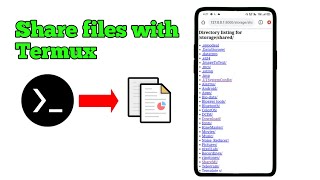 How to share files using termux on Android screenshot 5