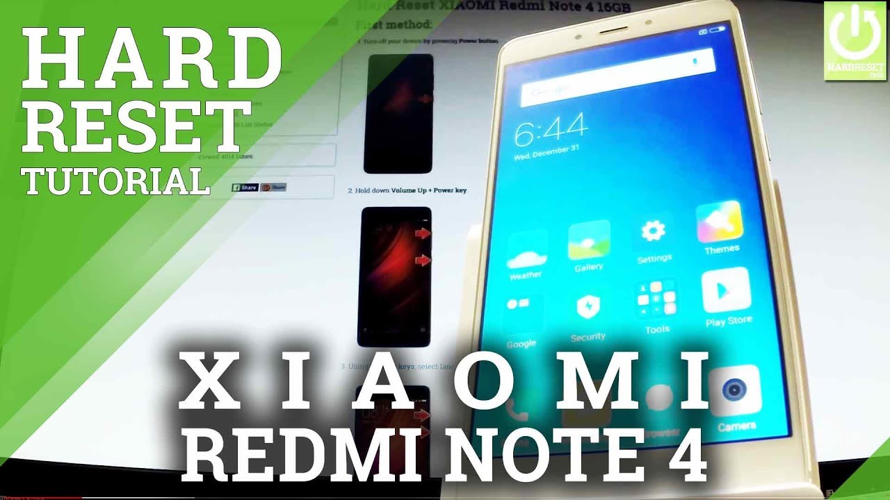 Как Сбросить Redmi Note