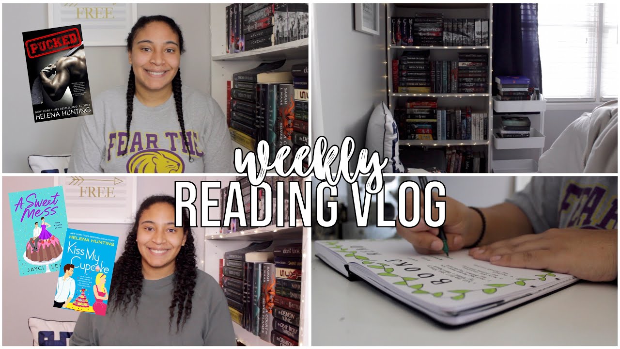 buying and organizing a book cart | WEEKLY READING VLOG