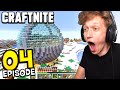 Craftnite: Episode 4 - STARTING MY MEGA BASE! (this is amazing)