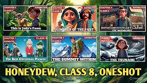 Honeydew All Chapters || Class 8 || One Shot Video || Animated || 2025