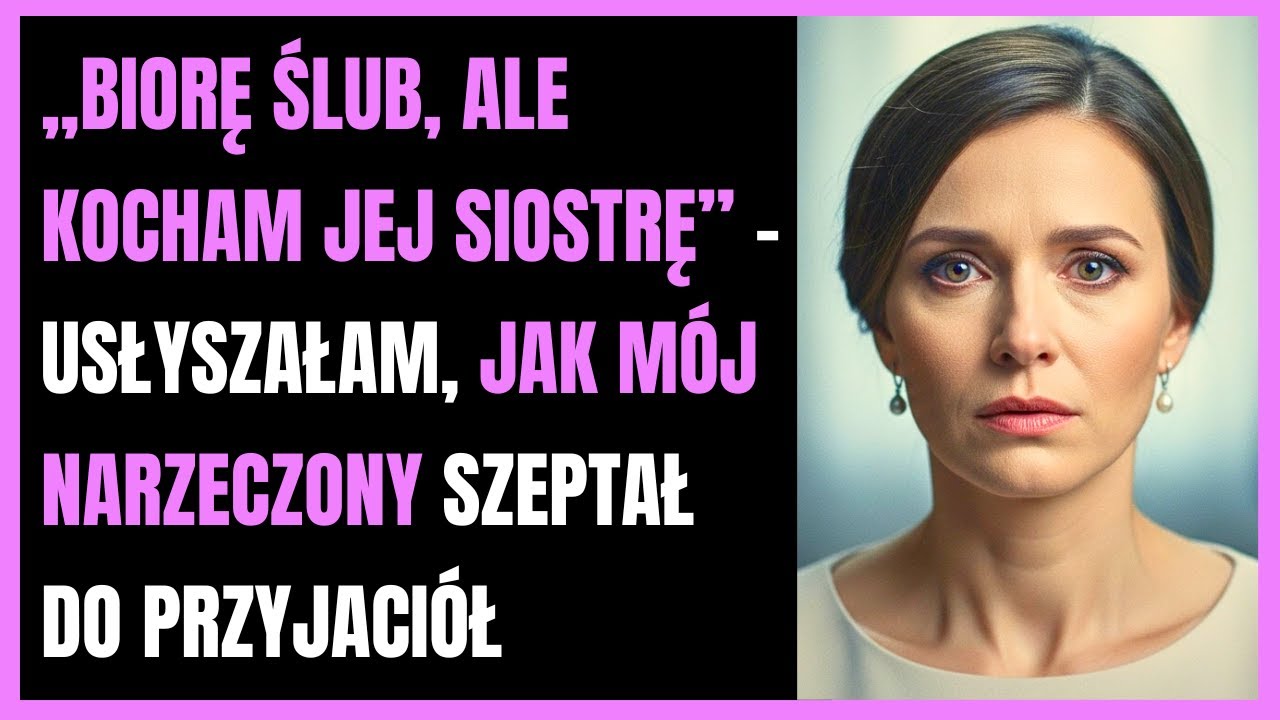 „Biorę ślub, ale kocham jej siostrę” – usłyszałam, jak mój narzeczony szeptał do przyjaciół.
