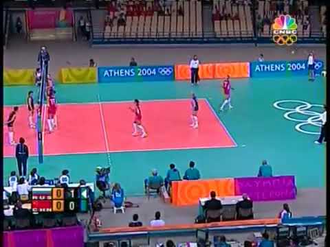 LIOUBOV CHACHKOVA SOKOLOVA vs. China ( '04 Athens Olympics Preliminary Round )