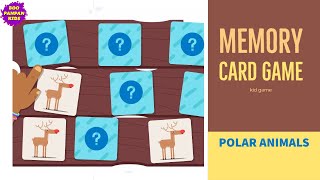 Polar animals memory kids game |Boopanpankids screenshot 3