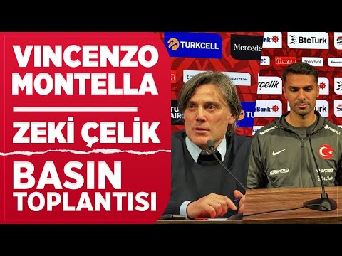 Macaristan - Türkiye (Özel Maç) | Vincenzo Montella ve Zeki Çelik Basın Toplantısı
