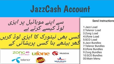 How To Easyload From Jazzcash App 2024 | Jazzcash Se Easy Load Karne Ka Tarika | Easy Load App 2024