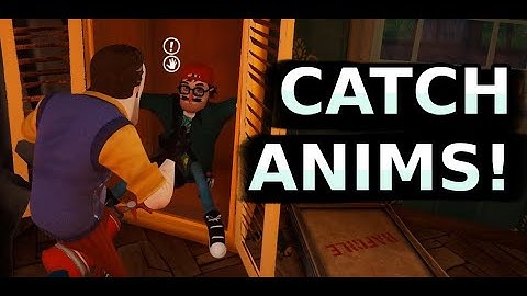 new closet catch animations | Hello Neighbor 2