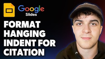 How to Format a Hanging Indent for a Citation in Google Slides (Full 2025 Guide)