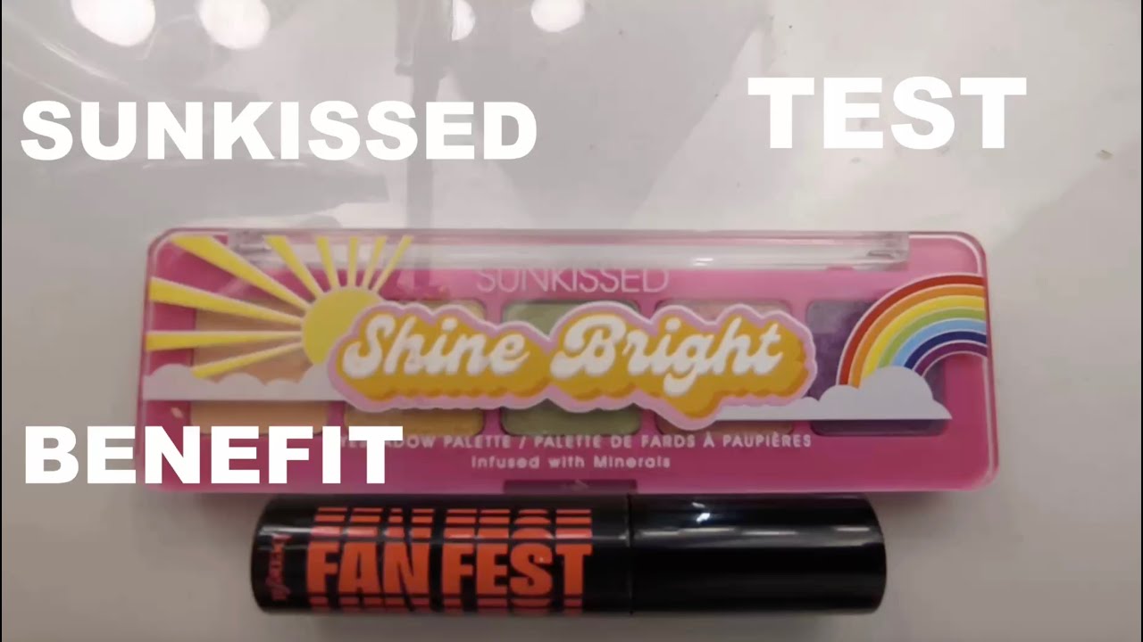 TEST paletki cieni SUNKISSED oraz tuszu z BENEFITU.